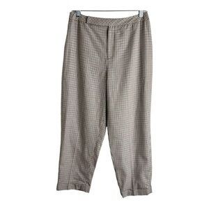 Linda Allard Ellen Tracy Checkers Vintage High Waist Pant Size 10 P